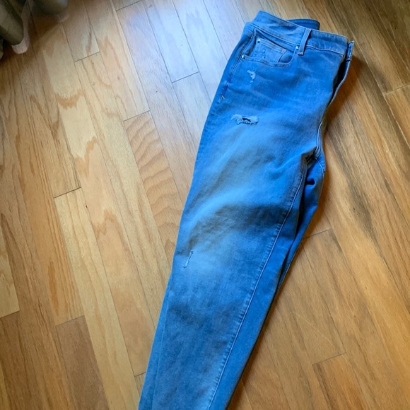 Lane Bryant High Rise Girlfriend Straight Jeans - Picture 2 of 4